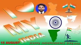 how to create flag design 15 August PowerPoint presentation videos trending long