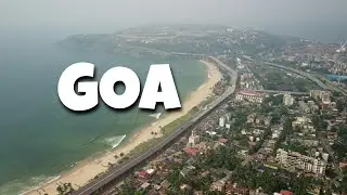 Arial drone view video of Vasco Da gama, Katem Baina | Goa | India | Baina beach | Baina bridge