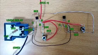 MEMBUAT RANGKAIAN LATCHING SAKLAR ON/OFF MENGGUNAKAN TRANSISTOR