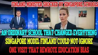FINNISH EDUCATION MINISTER DRAWS LESSONS FROM SINGAPORE AFTER SHOCKING SCHOOL VISIT