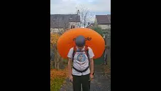 Avalanche airbag inflation comparison Scott e1 and Ortovox Litric