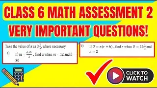Exercise 5B | Important Equation Solutions for Assessment 2 | Easy Maths Tutorial #maths