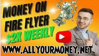 MONEY ON FIRE POSTCARD, Best high ticket affiliate marketing flyer programs, Crazy cash flyer system