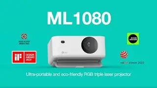 Optoma ML1080 ultra-portable eco-friendly laser projector