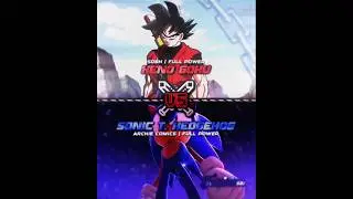 Xeno Goku vs. Archie Sonic #shorts #wis #anime #gaming #sonic #dragonball