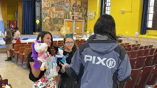 Unicorn Jazz on Pix11 News New York Lisa Caprelli Book Elementary School Visit Books Donated