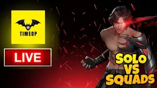 🔥BGMI LIVE |  SOLO VS SQUAD | ROAD TO 4K #TimeOp830🔥