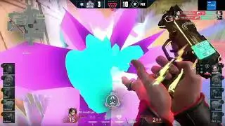 GE cartoons rolled by a free gun | Global esports VS Paper rex