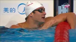 أسامة سحنون 50 متر سباحة حرة البطولة العالمية برشلونة سبتمير 2013