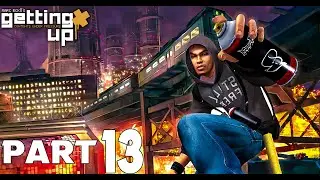 MARC ECKO'S GETTING UP - WALKTHROUGH GAMEPLAY - PART 13 - TRAMNET TOWER (PS2)