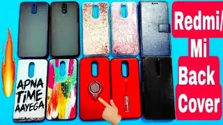 redmi 8a dual back cover/smock cover/girls glitter/flip/case/printed/premium cover/unboxing/mobile