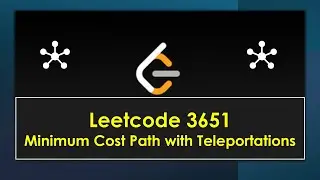 [English] 3651. Minimum Cost Path with Teleportations Q4 Biweekly 163 [Leetcode Hard]