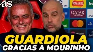 GUARDIOLA agradece a MOURINHO el puesto del City en el Top 8 tras el BENFICA 4-2 REAL MADRID