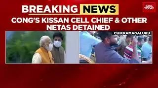 Congress Netas Detained For 'Planned Protests' During PM Modi's Visit To Karnataka