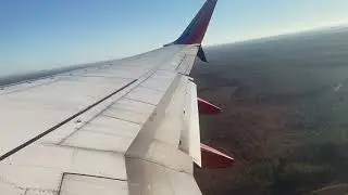 Southwest Airlines Boeing 737-800 Sunny Morning Takeoff From Panama City Beach