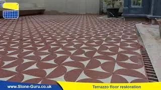 Terrazzo floor restoration April 2020