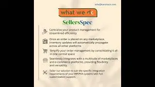 SellersSpec-Products Inventory Orders Sync Across Platforms #ecommerce #marketplaces #ERPIntegration