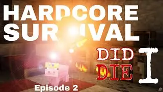 Hardcore Survival Episode 2 | Shukranchik | Did I die??? | Technoblade never dies | Minecraft
