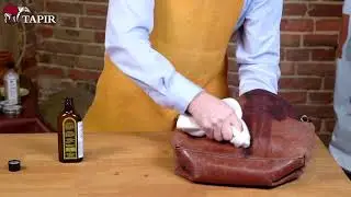 Verwendung von Lederöl zur Pflege von Lederhandtasche | Tapir Wachswaren