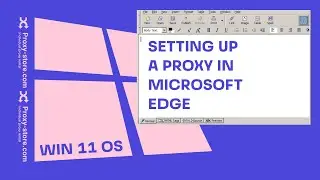 How to set up a proxy in Microsoft Edge (OS Win 11)