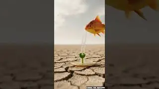 A Coin Fell&hellip; and Grew Into a Miracle money  plant 🌱💔#ai #money #fish