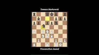 Viswanathan Anand vs Tomasz Markowski Corsica Masters 2005 #chess #viralshorts #chesscom