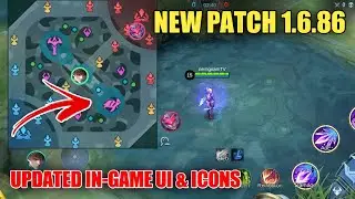 NEW MLBB UPDATE | NEW PATCH 1.6.86 UPDATED IN-GAME UI AND ICONS | Mobile Legends