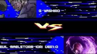 Mugen Random Battle #147 G-Yashiro vs Evil maelstorm iori ver1.0
