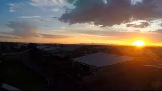 Adora Trails Gilbert Arizona Sunset Aerial Video