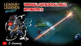YASUO WINDWALL EXPERIMENT LOL WILDRIFT, CAN IT BLOCK ALL RANGE PROJECTILE? #MYTHBUSTER #!