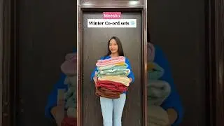 ✨❤️Winter co-ord sets🔗✨#winterwear #meesho #haul #coordset #shorts #viralshorts