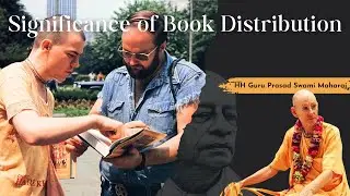Significance of Book Distribution | HH Guru Prasad Swami Maharaj | @iskconahmedabad 
