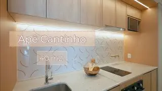 Apê Cantinho - 40m2 com soluções para espaços pequenos