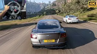 700HP Bentley Continental Supersports | Goliath Race - Forza Horizon 5 | Steering wheel Gameplay 