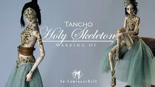Zu-luminousdoll - OOAK porcelian art doll - The Last Holy Skeleton - Tancho