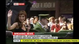 Brittany Murphy Dies | Sky News