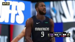 NBA 2K21 - Los Angeles Lakers Sweep Dallas Mavericks 2020 NBA Bubble Playoffs