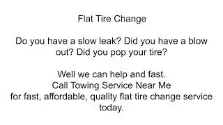 Towing Service Near Me