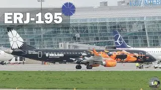 Spotting in Lviv | Belavia Embraer ERJ-195 (TANKOLET) FIRST TIME IN LVIV + Boeing 737-800 (UIA)