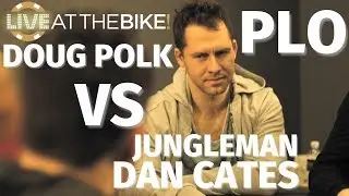 Jungleman vs. Doug Polk In 3 Epic Pot Limit Omaha Hands ♠ Live at the Bike!