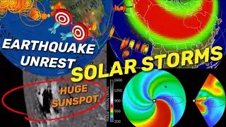 HUGE SUNSPOTS‼️ Earthquake UNREST‼️ Extreme COLD‼️ 