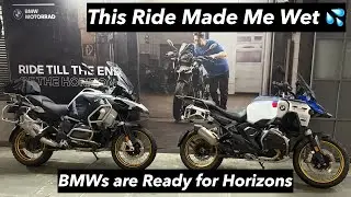 Things We Do for Our Bikes & Brotherhood | 300 KM Ride in the Rain 🌧️🏍️ #vlog #r1250gsa #r1300gsa