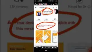 Handypick App install problem solf this video.