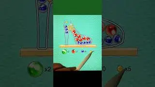 Put all the balls into the bottle.#youtubeshorts #viralvideos #games #shortvideos #christmas #shorts