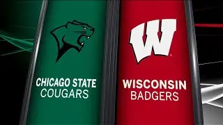 Chicago State at Wisconsin - Men's Basketball Highlights