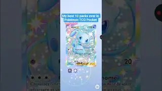 MY BEST 10 PACKS EVER IN TCGP #shorts #pokemon #pokemontcgpocket #shinypokemon #foryou #fypシ #raikou