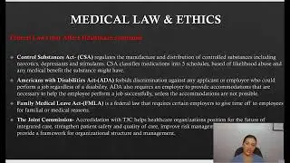 Medical Law and Ethics