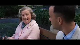 Forest gump running across America scene