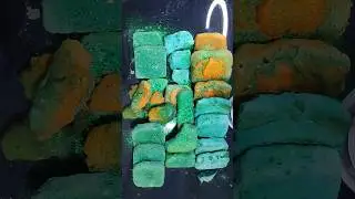 Deep Cyan blocks #asmr #gymchalkasmr #satisfying