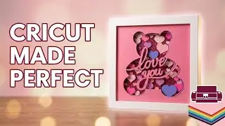 I made my first ShadowBox Project on Cricut!